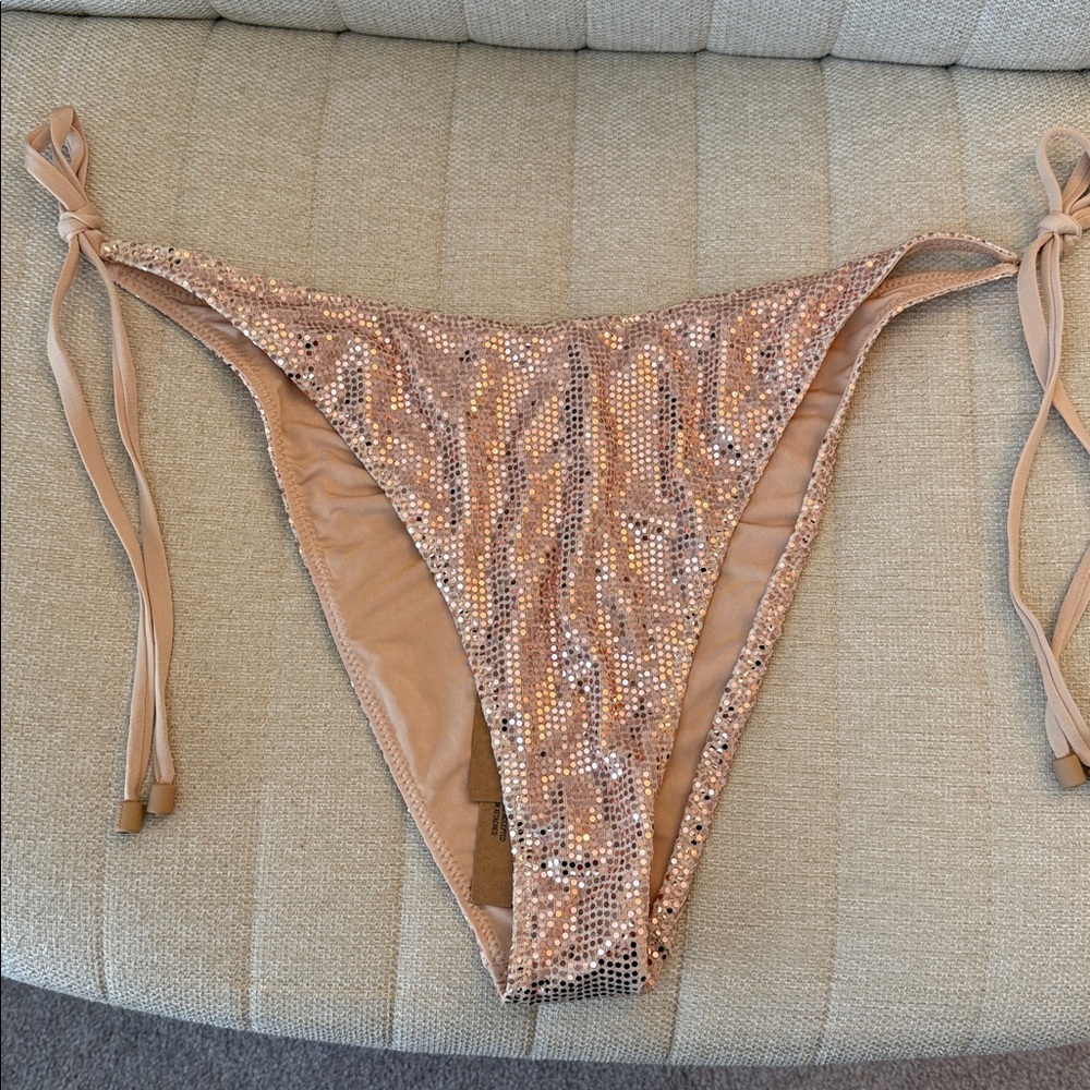 Skims sequin bikini bottoms